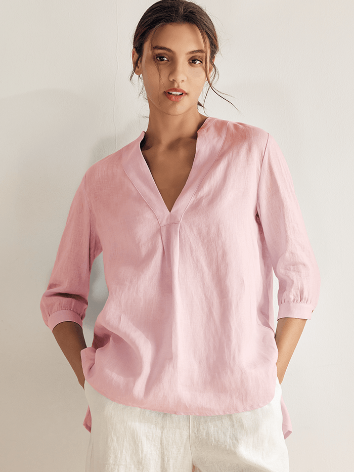 Linen Dress Shirt JOANNA