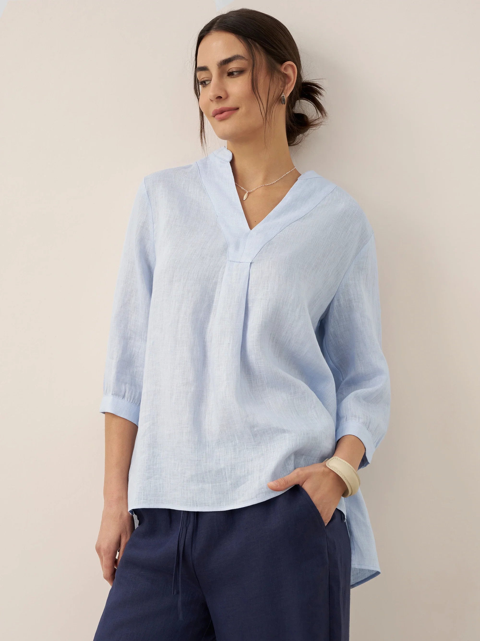 Linen Dress Shirt JOANNA