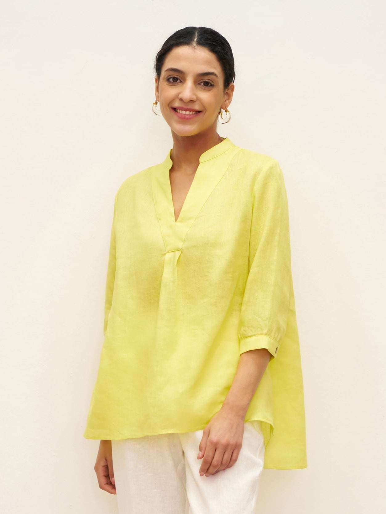 Linen Dress Shirt JOANNA
